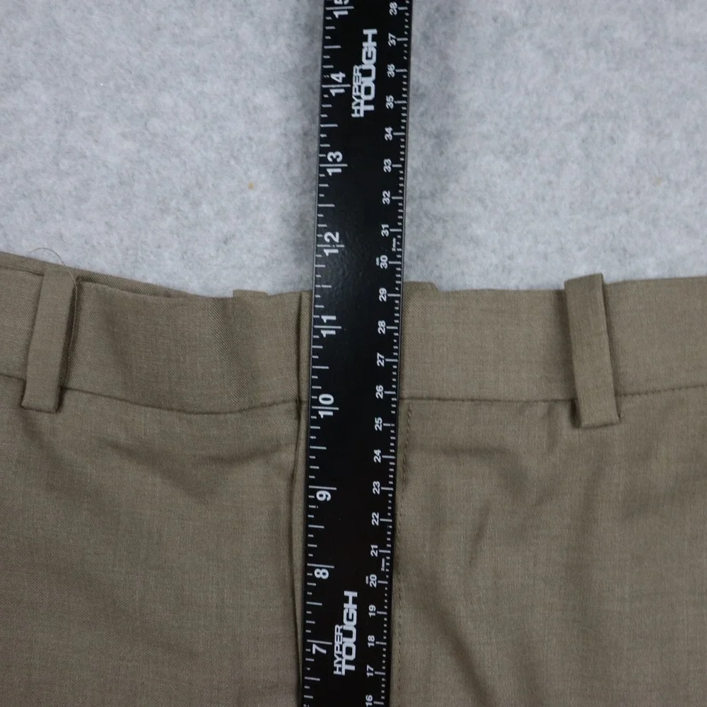 Perry‎ Ellis Pants Mens 36x30 Dress Slacks Suit Business Formal Flat Front Brown